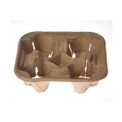ANCHOR FOUR CUP EGG BOARD CARRY TRAY x 200 {BULK}