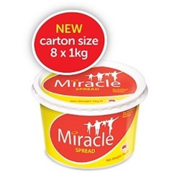 MIRACLE 1KG x 8 MARGARINE