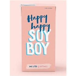 HAPPY HAPPY SOY BOY 6 x 1LT SOY MILK