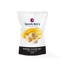 SPEEDY 1KG IQF FRZ BANANA SLICED