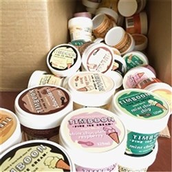 TIMBOON ICECREAM 100MLx12 WHITE CHOC&RASP DIXIE