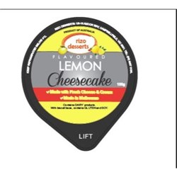 RIZO 100G X 32 LEMON CHEESECAKE (NO BASE)*
