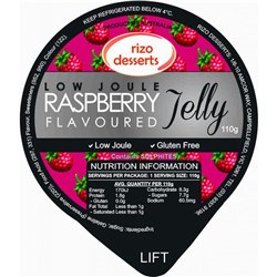 RIZO 110G X 32 DIET RASPBERRY JELLY CUP*