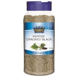 TRUMPS 500G BLACK CRACKED PEPPER