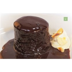 KB 12x130G GF DARK CHOC PUDDING WITH CHOC SAUCE 