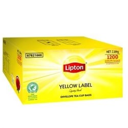 LIPTON YELLOW LABEL x1200 ENV TEACUP BAG ( CTN ) 
