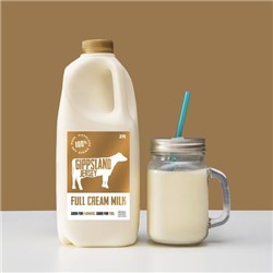 GIPPSLAND JERSEY 2LT FULL CREAM MILK*