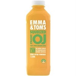 EMMA & TOM 1LT X6 STRAIGHT ORANGE JUICE