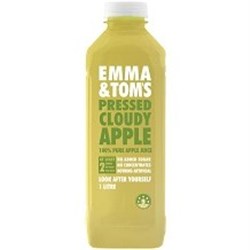 EMMA & TOM 1LT X6 CLOUDY APPLE JUICE