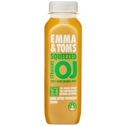 EMMA & TOM 10x250ML SQUEEZED STRAIGHT ORANGE JUIC*