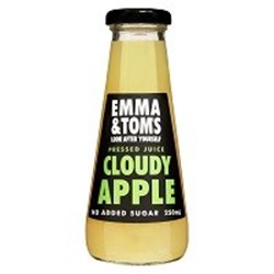 EMMA & TOM 12x250ML GLASS CLOUDY APPLE JUICE