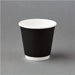 ANCHOR 8OZ BLACK DOUBLE WALL CUP X 500