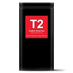T2 250G TALL TIN ENGLISH BREAKFAST LOOSE LEAF TEA*