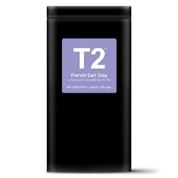 T2 250G TALL TIN FRENCH EARL GREY LOOSE LEAF TEA*