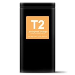 T2 250G TALL TIN LEMONGRASS & GINGE LOOSE LEAF TEA*