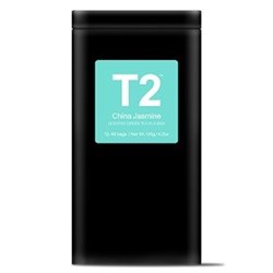 T2 60PK CHINA JASMINE BIO TEABAG TIN