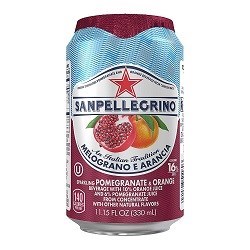 SAN PELL 24 X 330ML CAN MELOGRANO E ARANCIA FRUIT