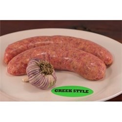 BLB 6 X 125G R/W SHAZAM LAMB GREEK STYLE SAUSAGES*