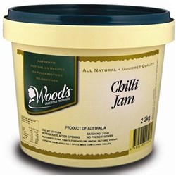 WOODS 2.4KG CHILLI JAM GF