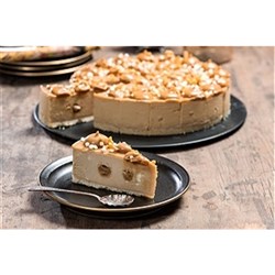 PRIESTLEYS 16 PRECUT CARAMEL SWIRL CHEESECAKE