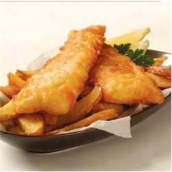PW 85Gx40 BEER BATTERED FISH FILLETS 3.4KG