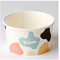 YUM 1000 x 8OZ PRINTED ECO GELATO CUP*