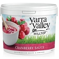 YV 2.25KG HILLTOP CRANBERRY SAUCE