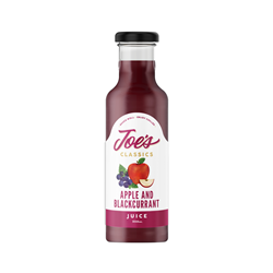 JOES 350ML x 12 APPLE & BLACKCURRANT JUICE