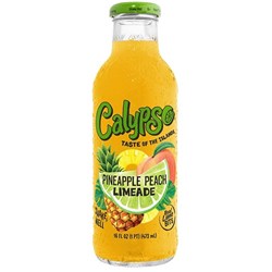 CALYPSO 473ML x 12 PINEAPPLE PEACH LEMONADE