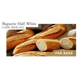 LAURENT 150G x 50 BAGUETTE HALF WHITE PAR BAKED
