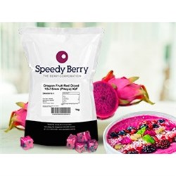 SPEEDY 1KG IQF FRZ DRAGON FRUIT RED DICED