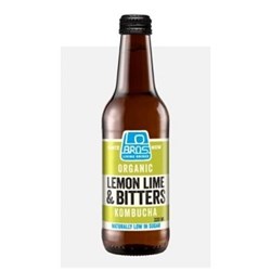 LO BROS 330ML X 8 KOMBUCHA - LEMON LIME & BITTERS