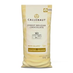 CALLEBAUT 10KG WHITE CHOC CALLETS