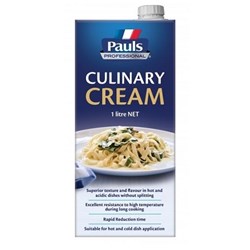 PAULS PROFESSIONAL 1LT UHT CULINARY CREAM