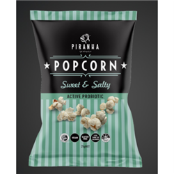 PIRANHA 24X25G SWEET & SALTY POPCORN