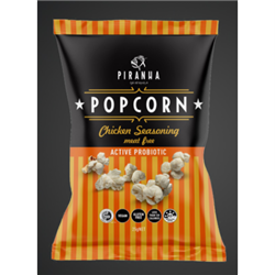 PIRANHA 24X25G CHICKEN SEASONING POPCORN*