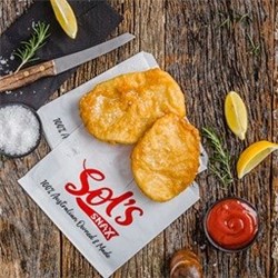 SOLS SNAX 120 x 60G LARGE SCALLOP POTATO CAKES