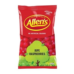 ALLENS 1.3KG RIPE RASPBERRIES*