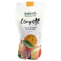BARKER'S 1KG PEACH MANGO PASSIONFRUIT COMPOTE