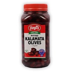 HOYTS 2.2KG BLACK KALAMATA OLIVES SLICED
