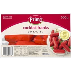 PRIMO COCKTAIL FRANKS 500G*