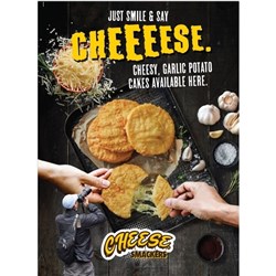 CJ 24 x 170G CHEESY GARLIC POTATO CAKES