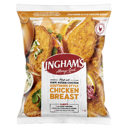 INGH 3200 1KG SOUTHERN STYLE BREAST FILLETS