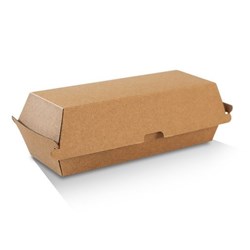 GREENMARK KRAFT PLAIN HOT DOG BOX (200) 