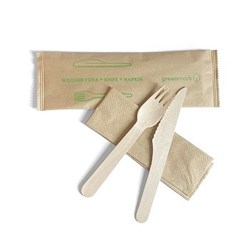 GREENMARK WOODEN CUTLERY SET X 400 (SOLD AS BOX) 