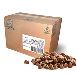 NES 15KG MILK CHOC BITS COUVERTURE CHOCOLATE*