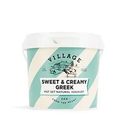 VILLAGE DAIRY 2KG SWEET CREAMY GREEK STYLE YOGHURT