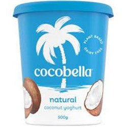 COCOBELLA 3x900G NATURAL COCONUT YOGHURT
