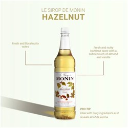 MONIN 700ML HAZELNUT SYRUP