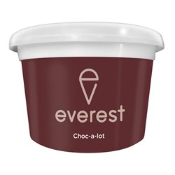 EF 120MLx24 CHOC-A-LOT SPOON IN LID DIXIE